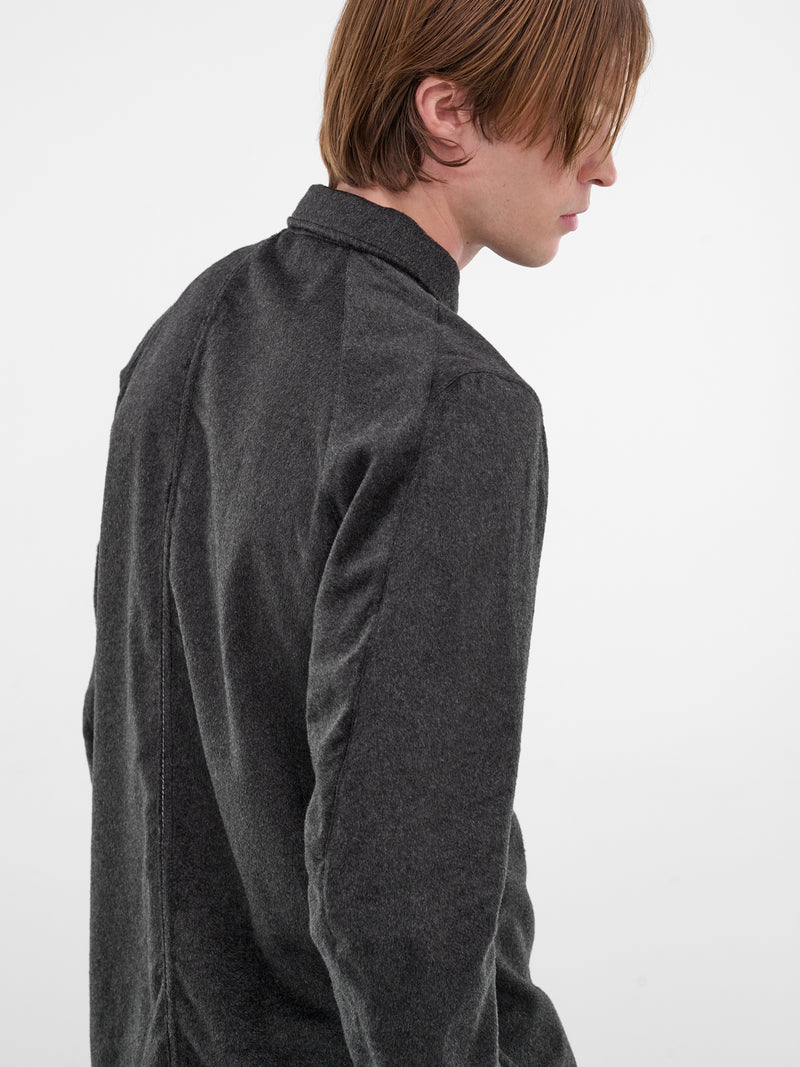 Gray Beaver Cashmere Inside Shirt (5110-M-GREY)
