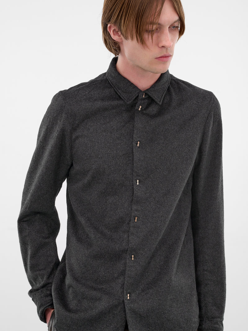 Gray Beaver Cashmere Inside Shirt (5110-M-GREY)