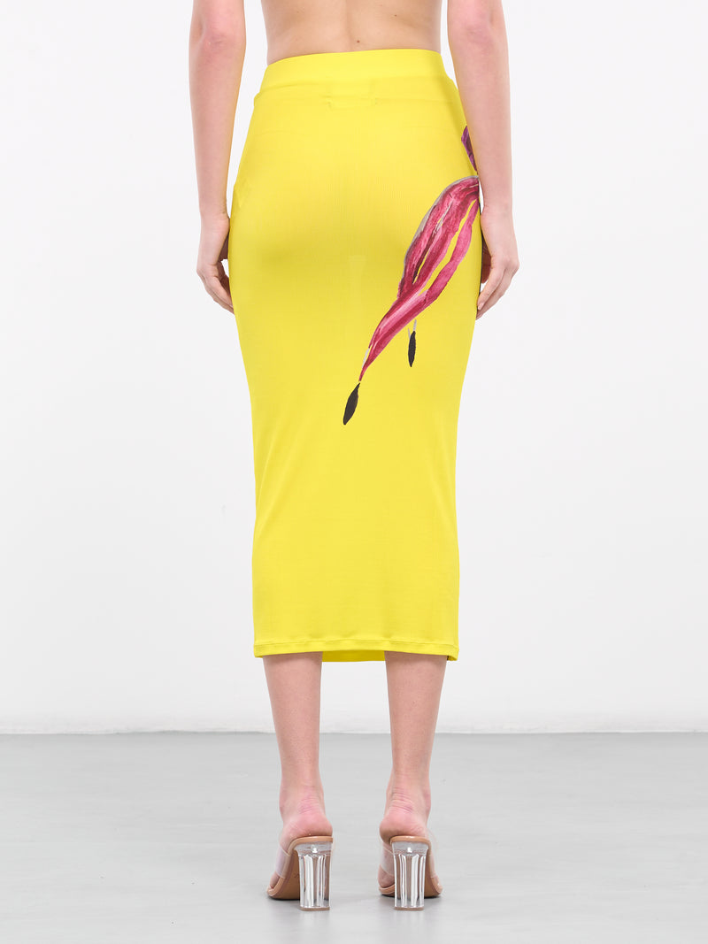 Ribbed Midi Skirt (5113-3001-CALEDENIA-ORCHID)