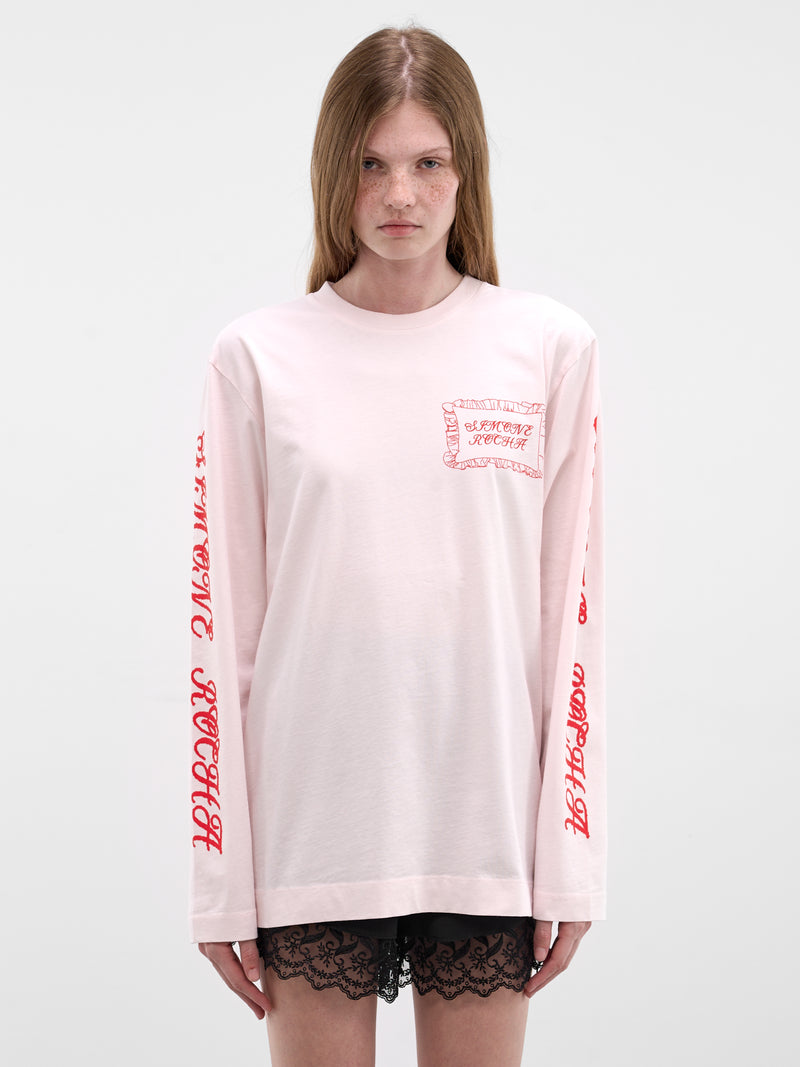 Pink Pillowcase Logo Long Sleeve (5194P63ABC-W-0569-PINK-RED)