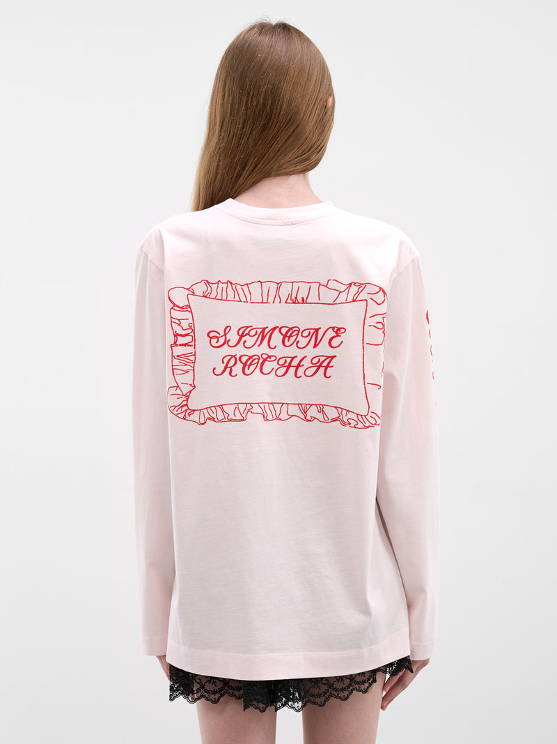 Pink Pillowcase Logo Long Sleeve (5194P63ABC-W-0569-PINK-RED)