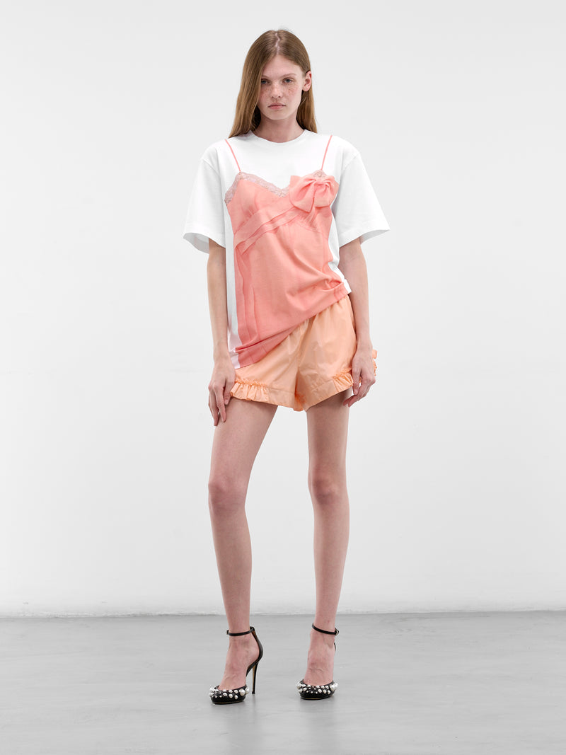 Trompe L'oeil Slip Dress Tee (5195P70AP70B-0569-WHITE-CLEMEN)