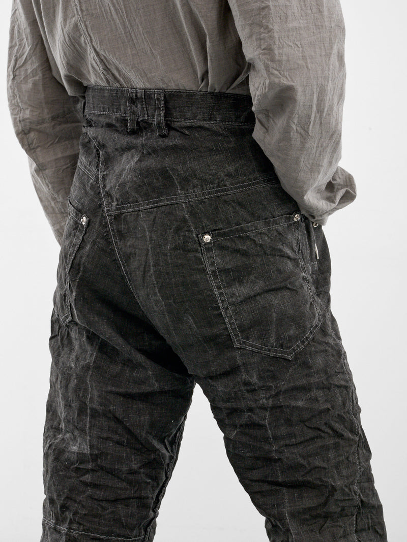 Carbon Linen Displacement Jeans (5212-CARBON)