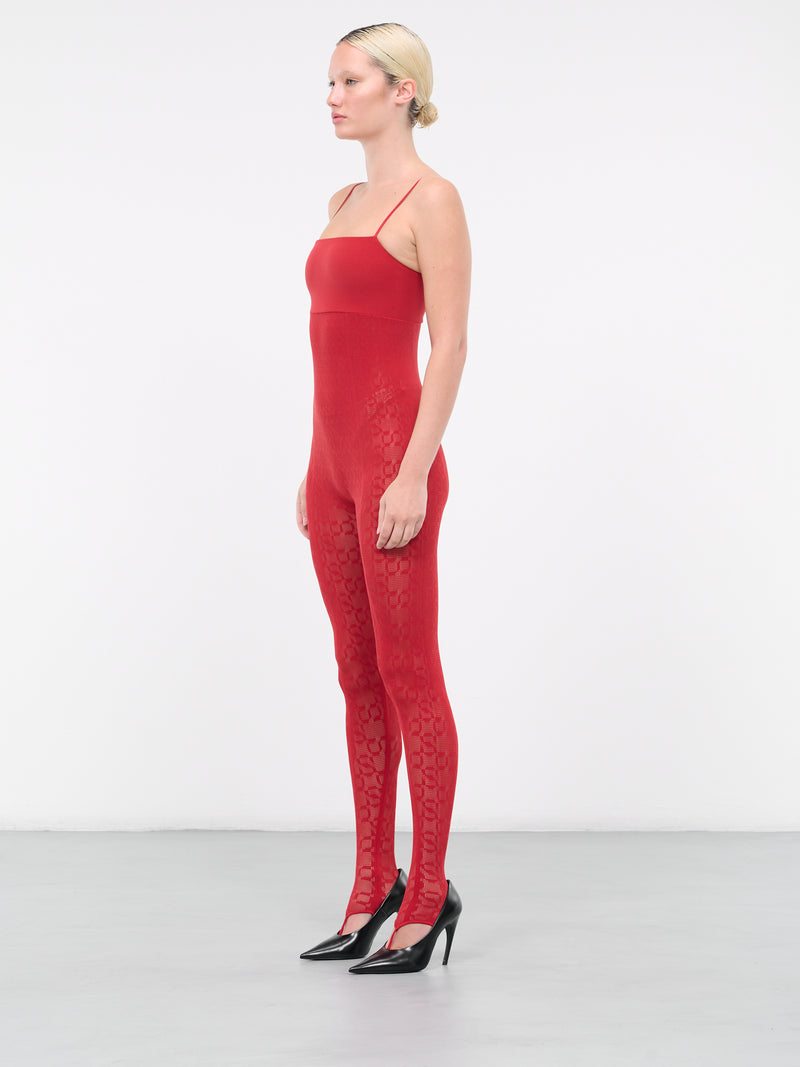 Simkhai Logo Jumpsuit (53283-3199-AUTUMN-RED)