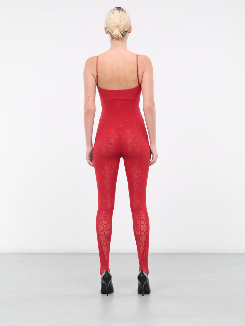 Simkhai Logo Jumpsuit (53283-3199-AUTUMN-RED)