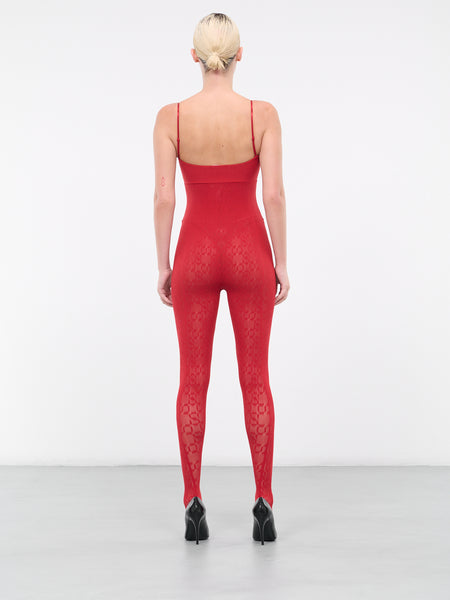 ロンパース・カバーオール House on the hill / red check /bodysuit Bodysuits Comfort for Layering or Wearing Alone