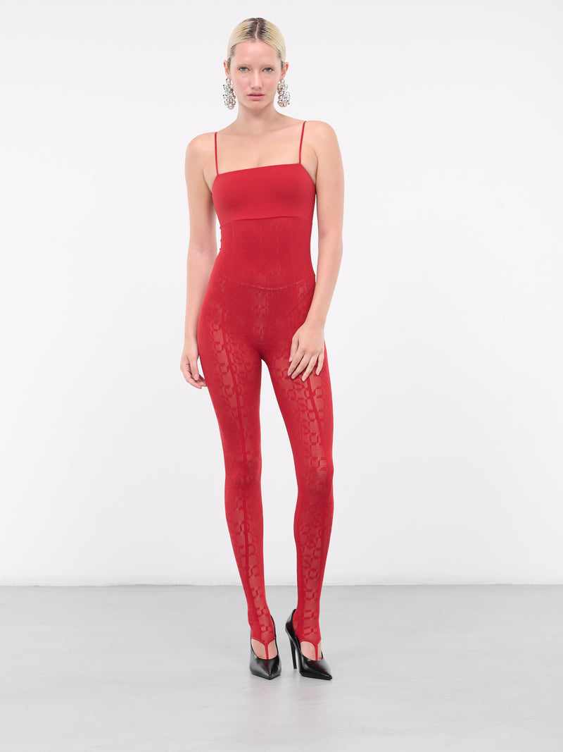 Simkhai Logo Jumpsuit (53283-3199-AUTUMN-RED)