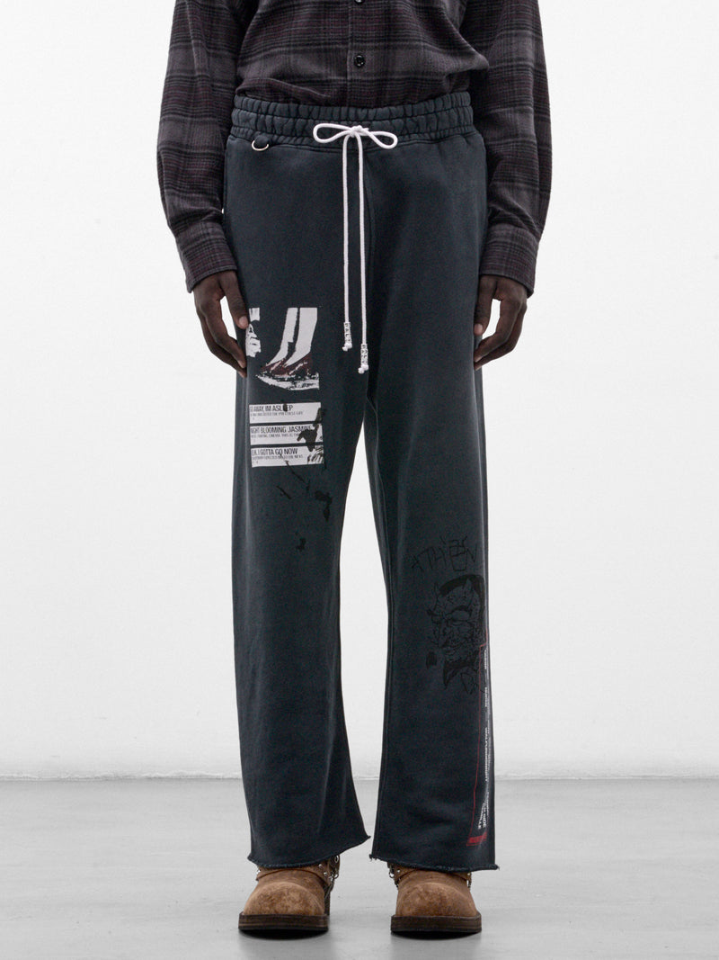 Vintage Black Cotton Maintenance Sweatpants (5M001Q3018VBK-VINTAGE-BLACK)