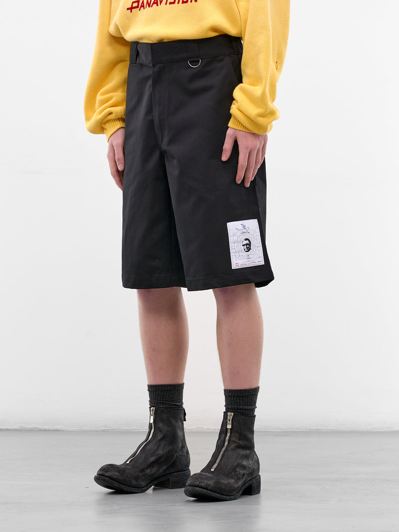 Sudden Sadness Baggy Work Shorts (5U008Q1010BLK-BLACK)
