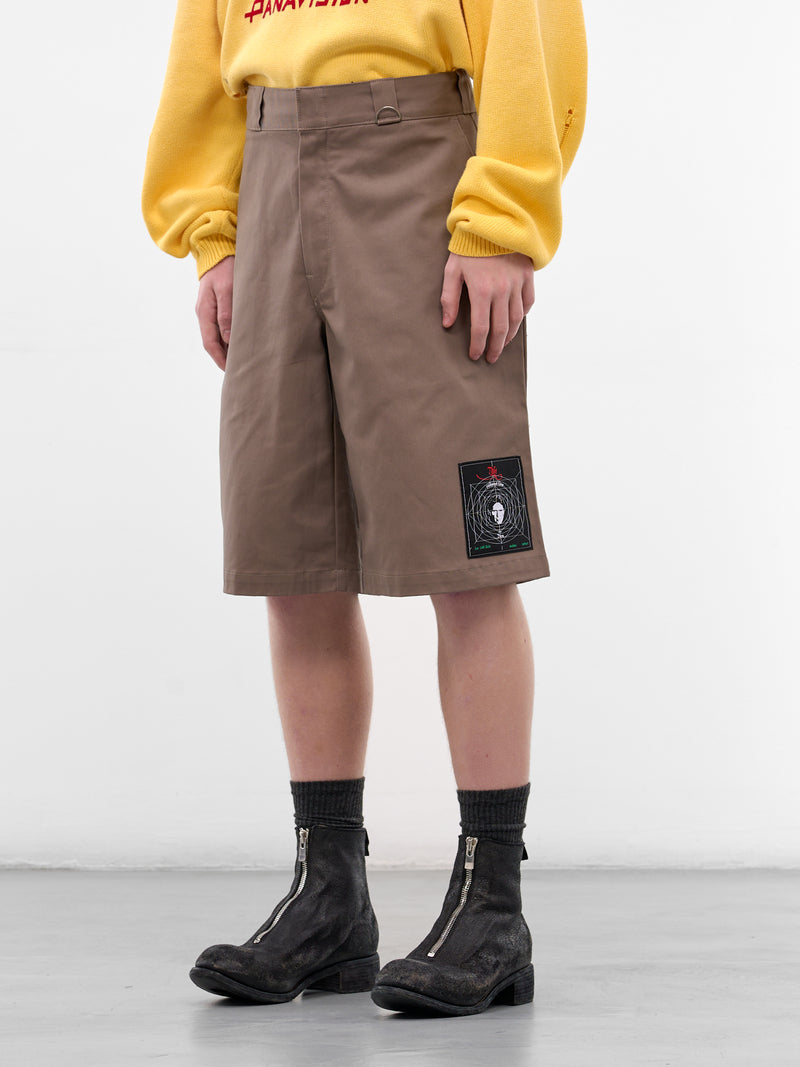 Sudden Sadness Baggy Work Shorts (5U008Q1010BRN-BROWN)