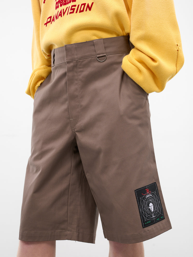 Sudden Sadness Baggy Work Shorts (5U008Q1010BRN-BROWN)