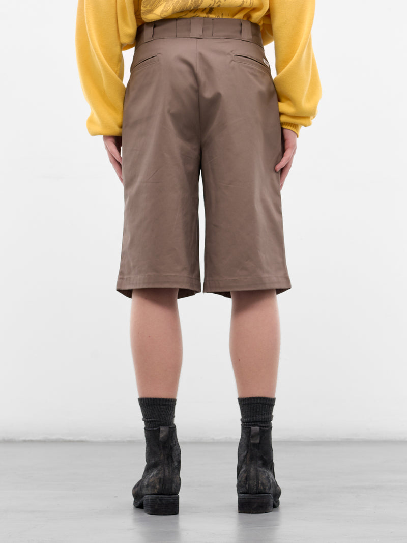 Sudden Sadness Baggy Work Shorts (5U008Q1010BRN-BROWN)