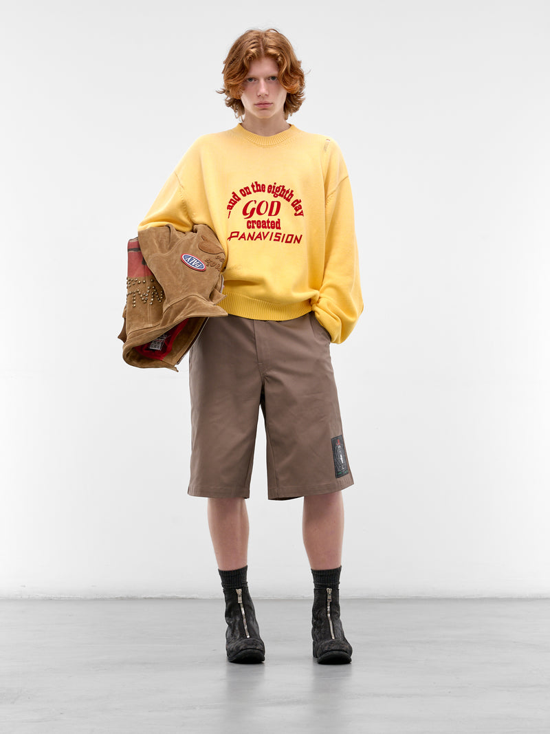 Sudden Sadness Baggy Work Shorts (5U008Q1010BRN-BROWN)