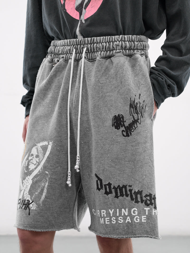 Carry The Message Sweat Shorts (5U019Q1010-GRAY)