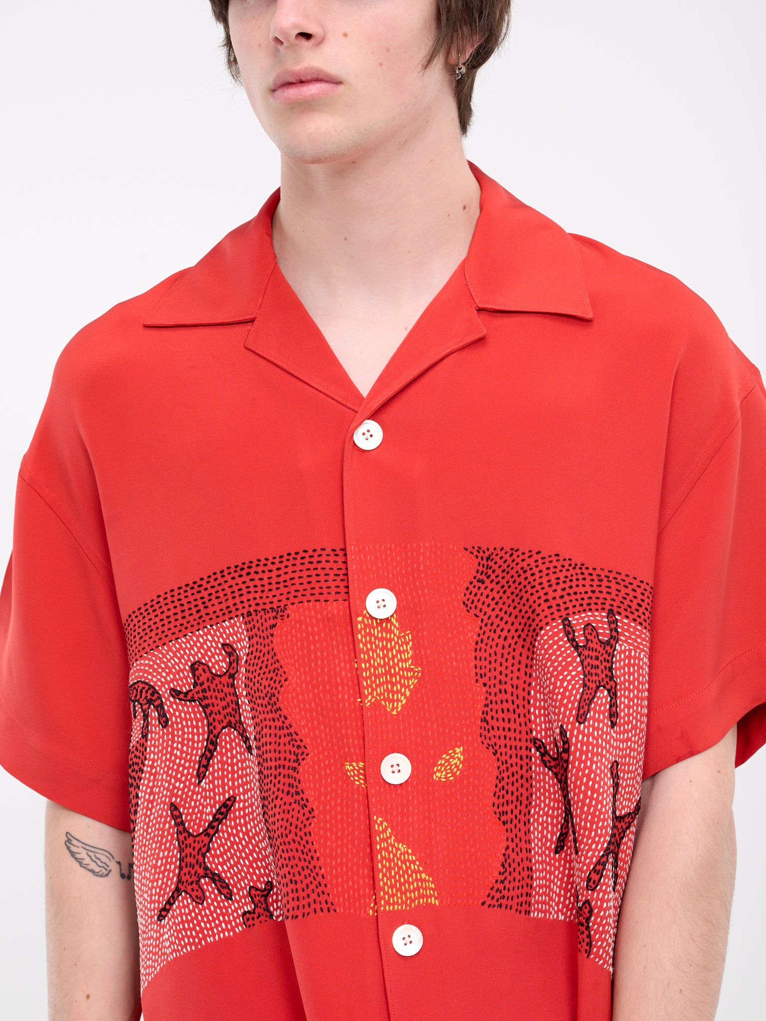 Embroidered Shirt (601241101-3-LAVA)