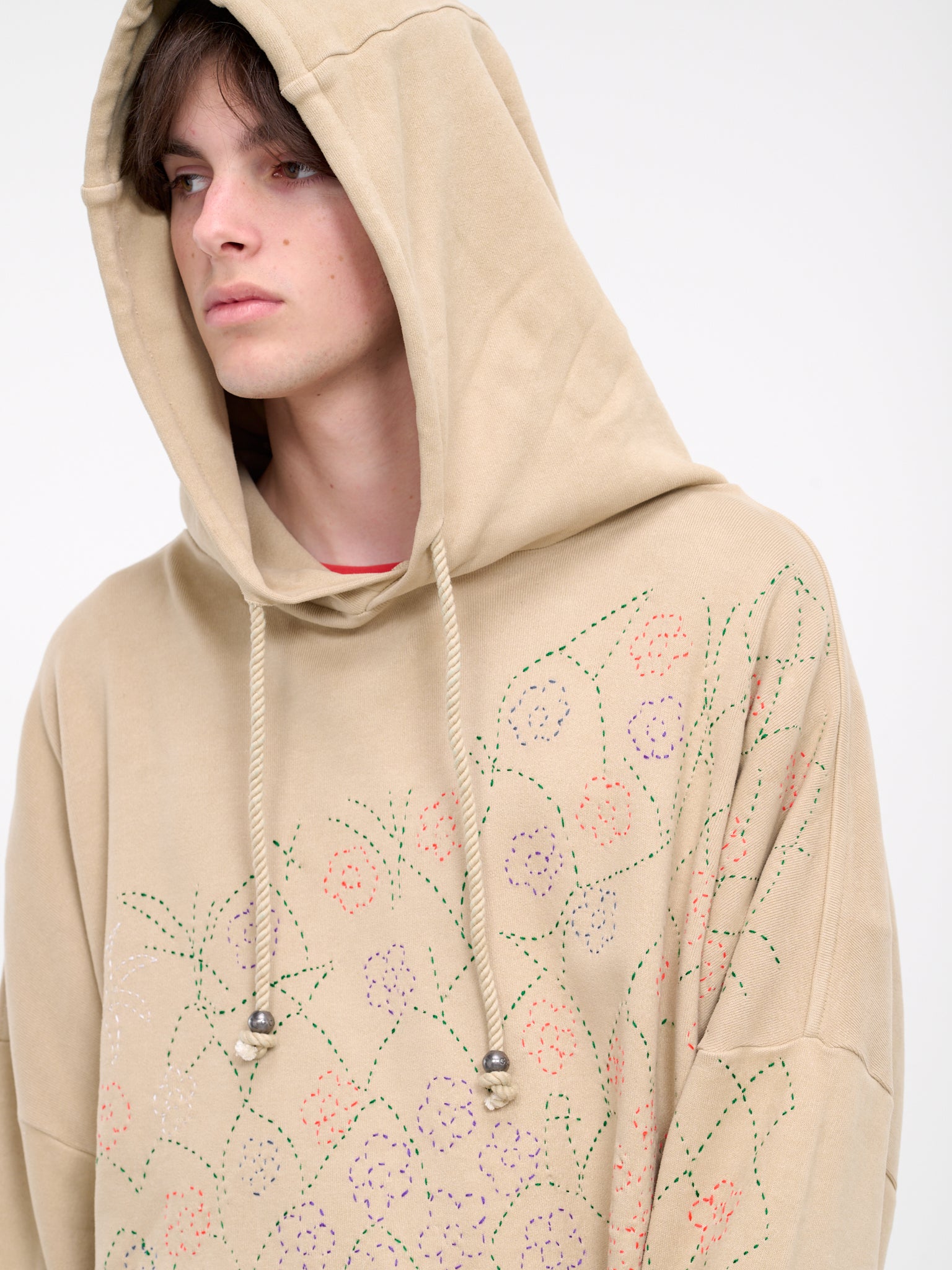 Embroidered Hoodie (601241204-2-SPONGE)