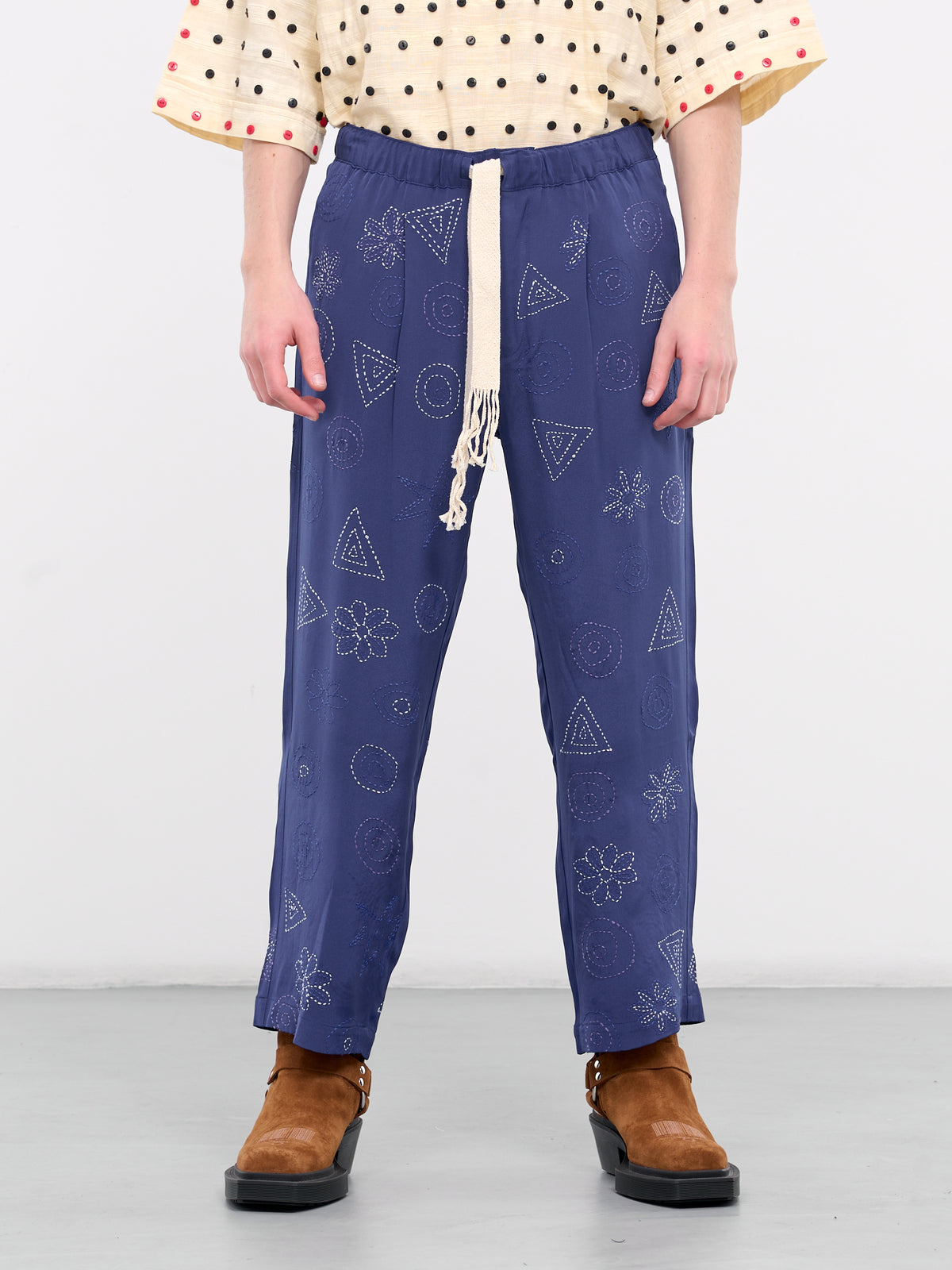 Embroidered Pants (601241501-3-BLUEPRINT)