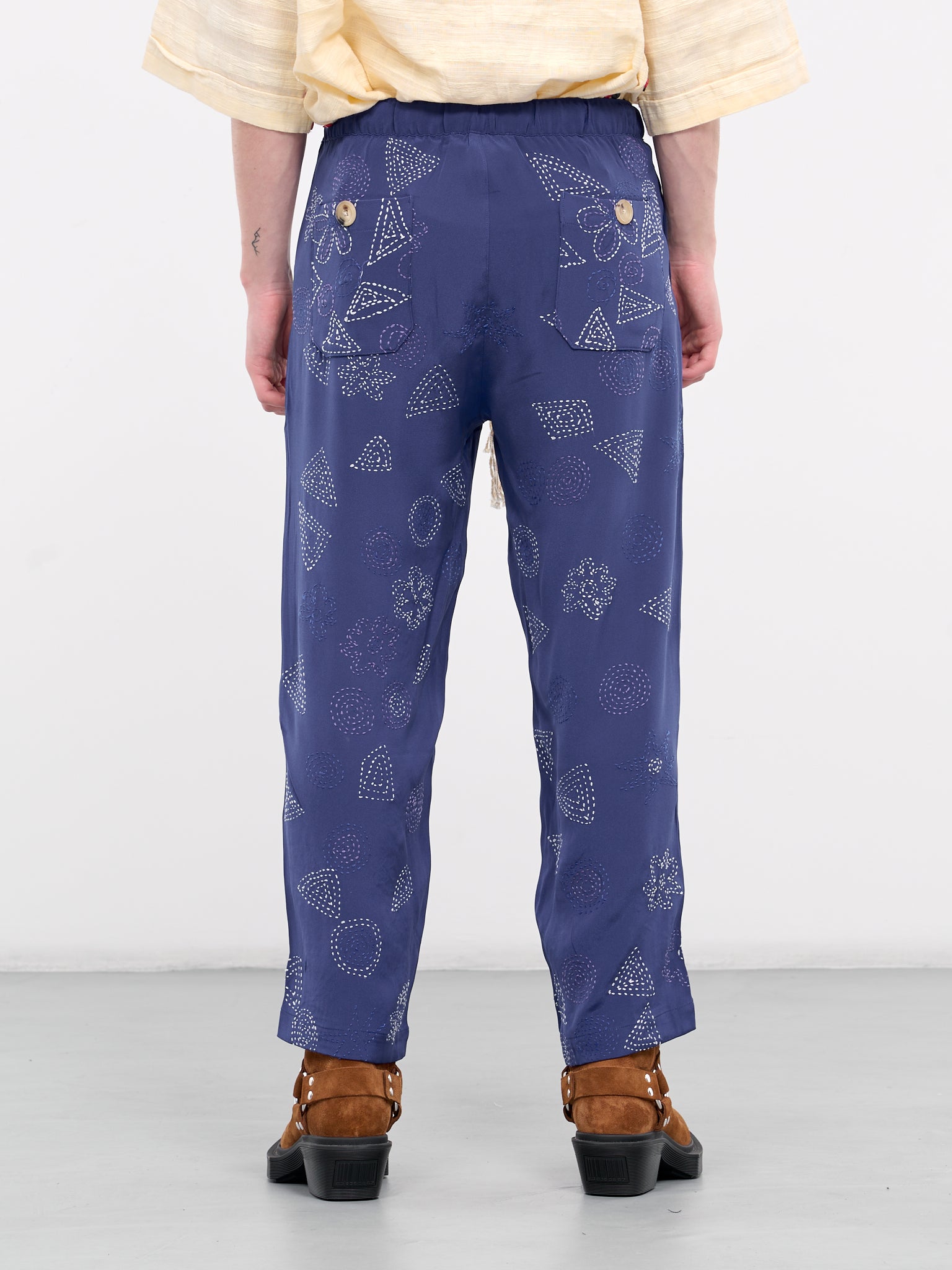 Embroidered Pants (601241501-3-BLUEPRINT)