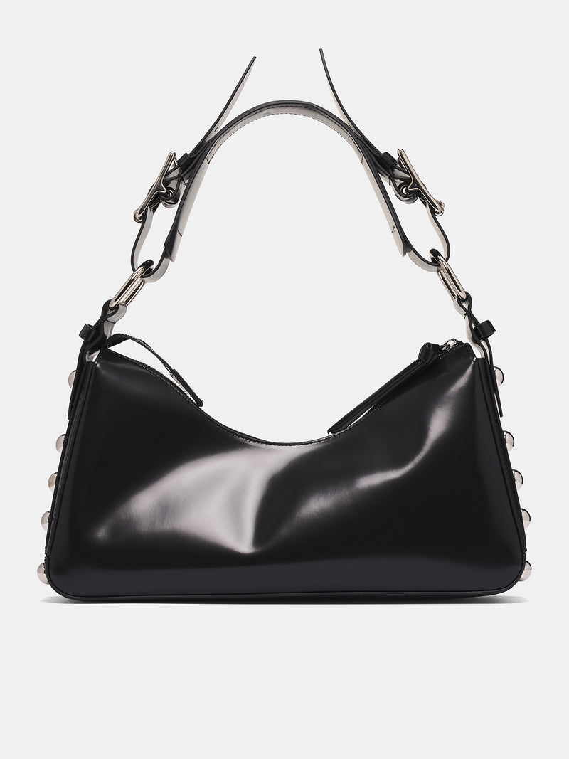Black Leather Mini Sofia Bag (6452-MINI-SOFIA-BLACK)