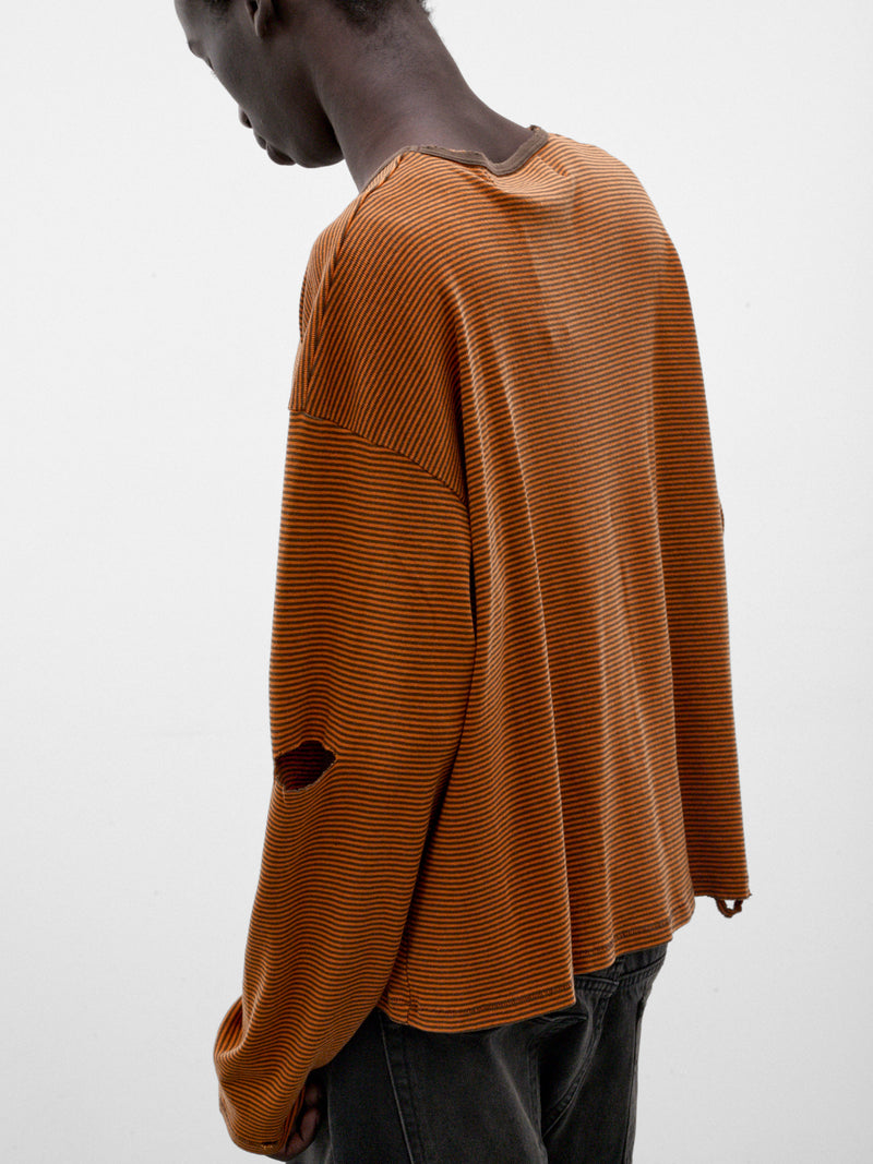Orange Consequence Oversized Long Sleeve (6M002Q3018ORG-ORANGE)