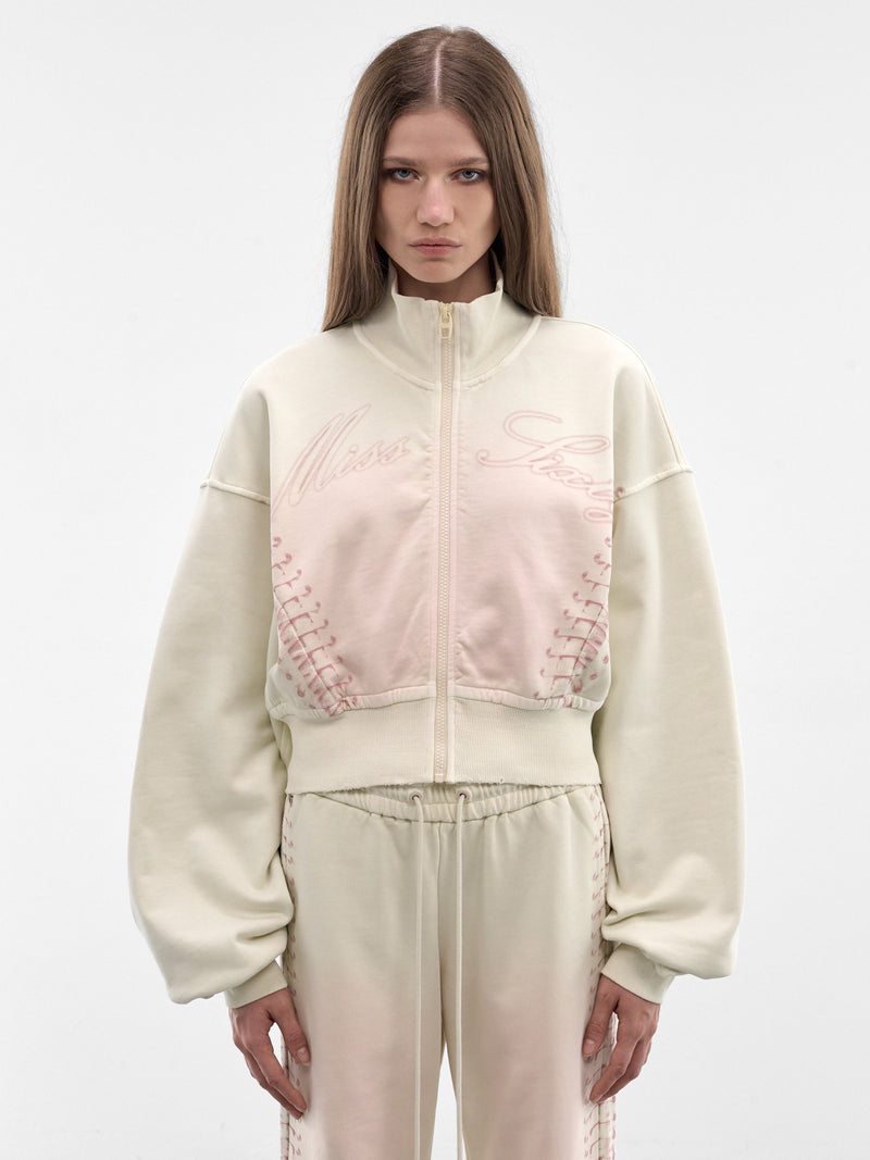 Ivory Trompe L'oeil Lacing Jacket (6M1TJ42000-IVORY)