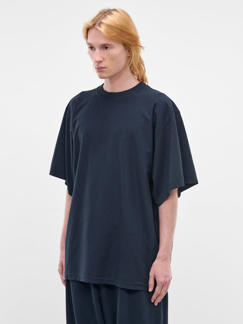Navy Oversized Embroidered Logo Tee (70007T-HC293-410-NAVY)