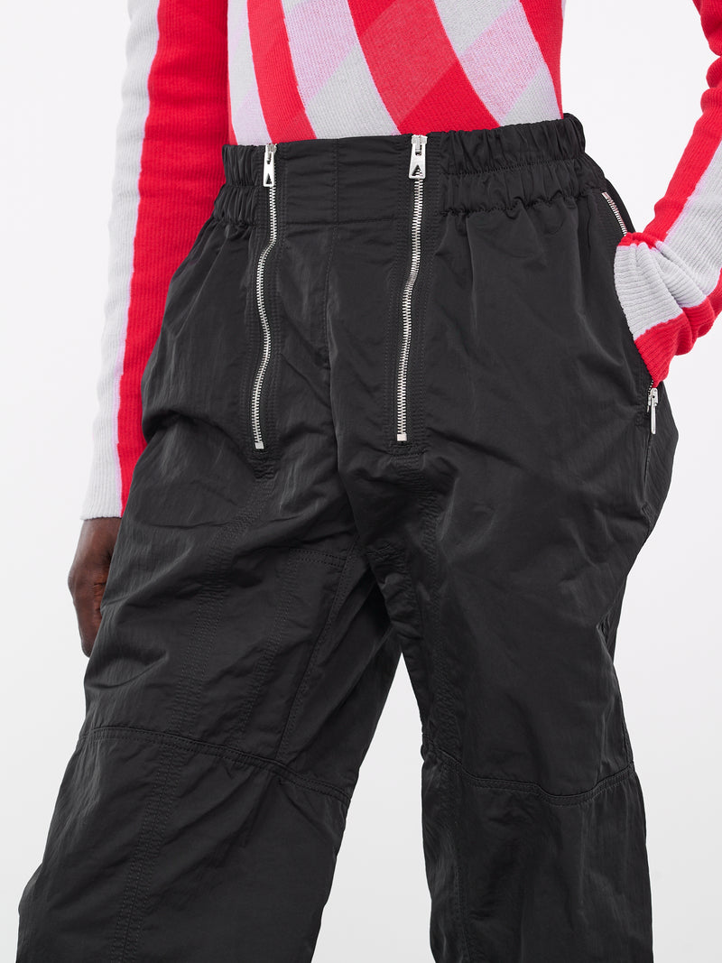 Zipped Nylon Pants (728069VF4K0-1000-BLACK)