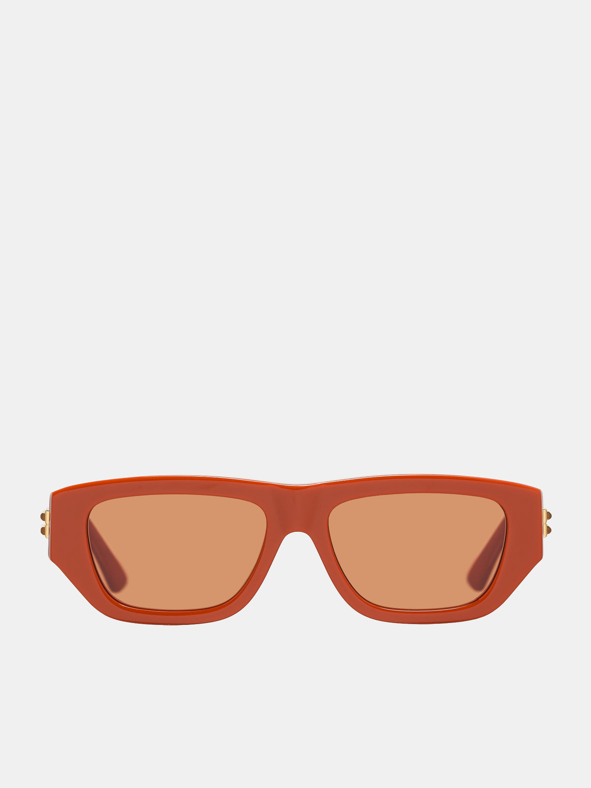Bolt Rectangular Sunglasses (756434V2Q30-7505-ORANGE)