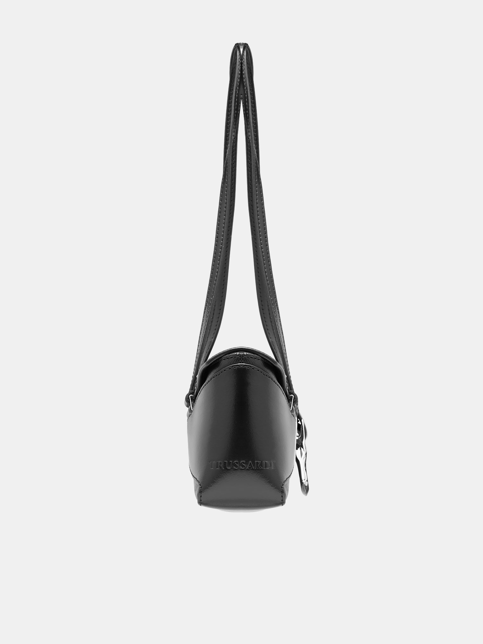 Leather Shoulder Bag (75B01540-2P000320-BLACK)