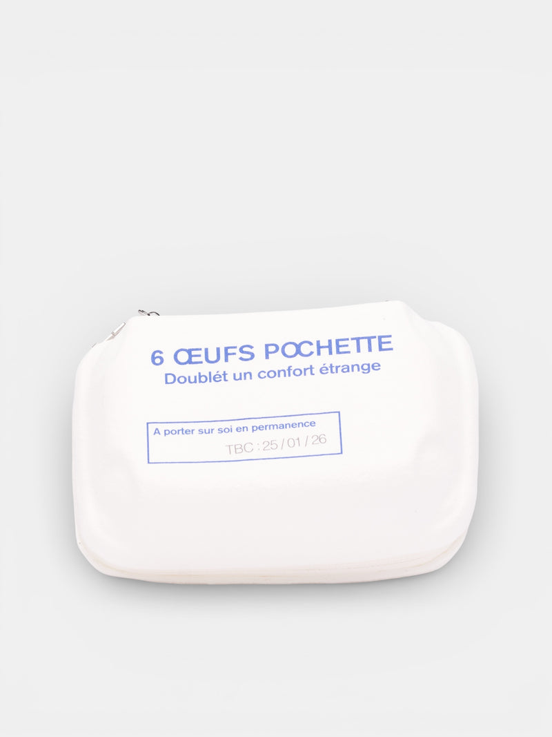 DOUBLET White Trompe L'oeil Egg Bag | H.Lorenzo - front