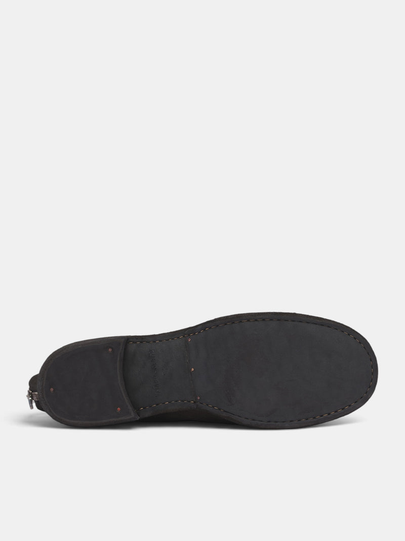 Black Reverse Stag 796Z Boots (796Z-M-STAG-REVERSE-BLKT-BLACK)