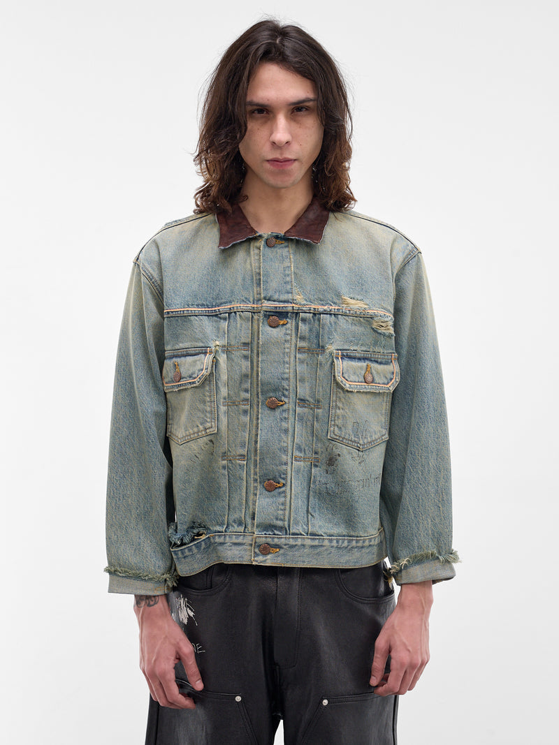 Blue Buffalo 66 Denim Jacket (7U003Q1010LDM-DENIM-BLUE)