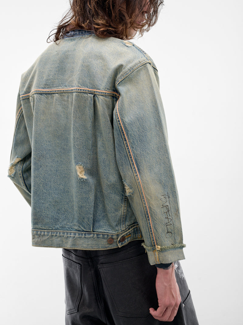 Blue Buffalo 66 Denim Jacket (7U003Q1010LDM-DENIM-BLUE)