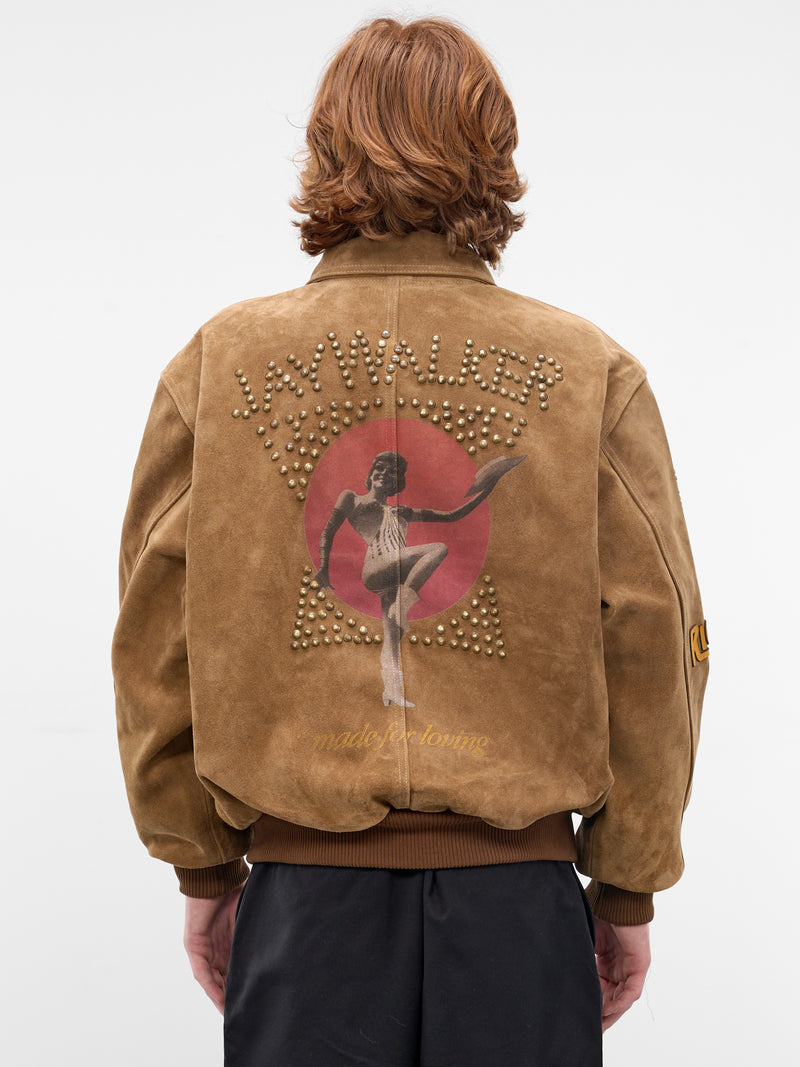 Sunset Blvd. Sponsored Suede Jacket (7U007Q1010TAN-TAN)