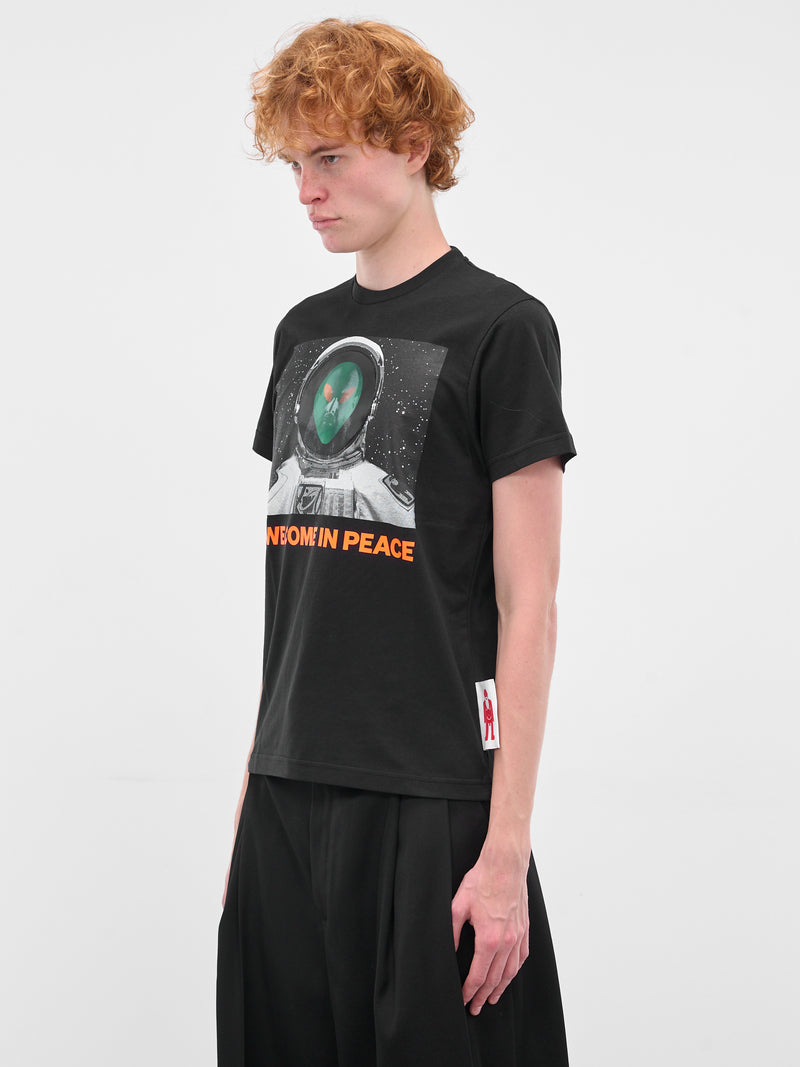 Black W-Space Graphic Tee (8002-CC26-BLACK)