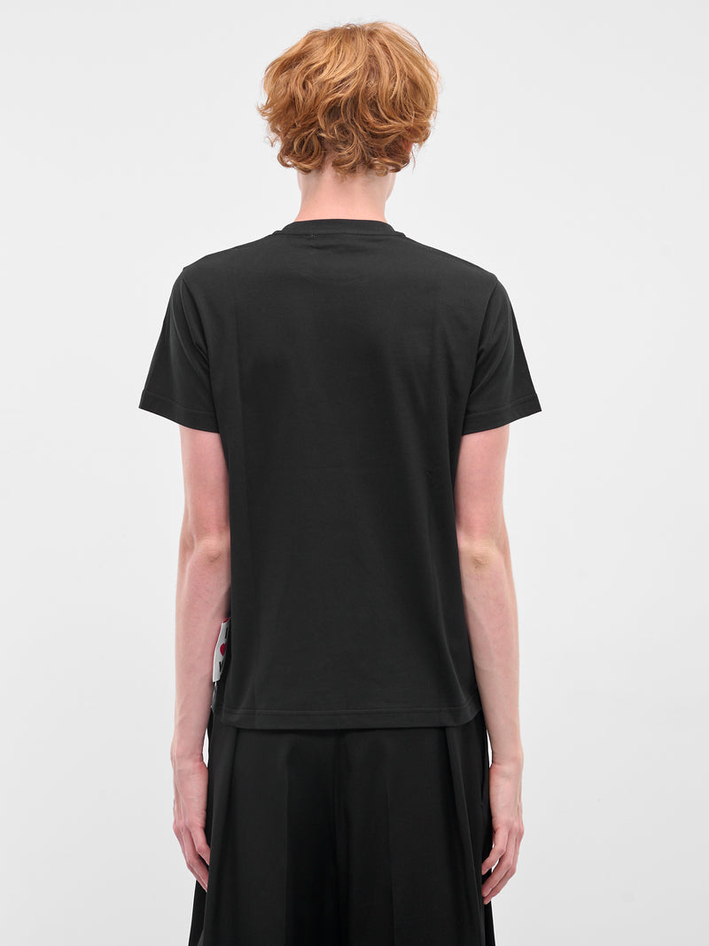 Black W-Space Graphic Tee (8002-CC26-BLACK)