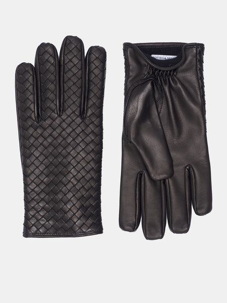 【BOTTEGA VENETA】 TOSCANA FUR GLOVES 関税/送料込 804440V0171-1000-BLACK_0.