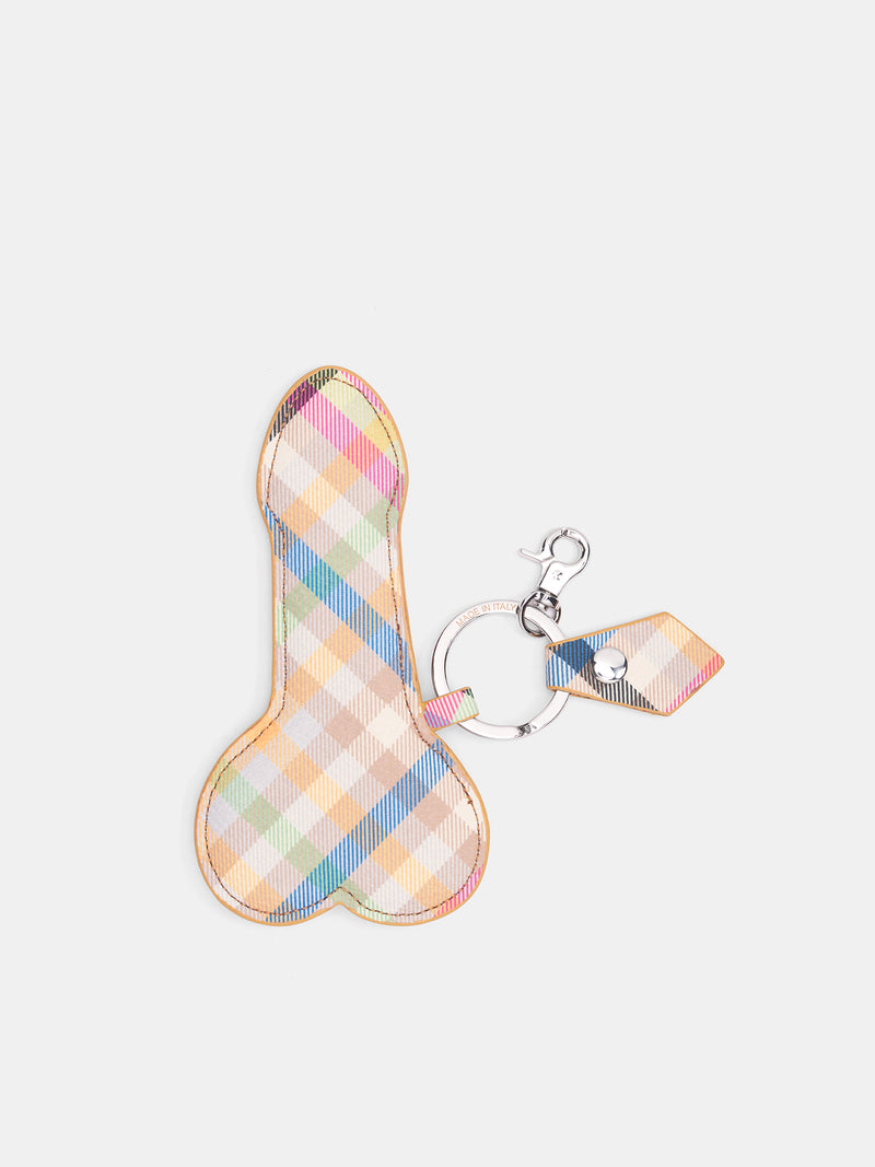 Heather Plaid Penis Keyring (82030119U-S001S-O315-HEATHER-P)