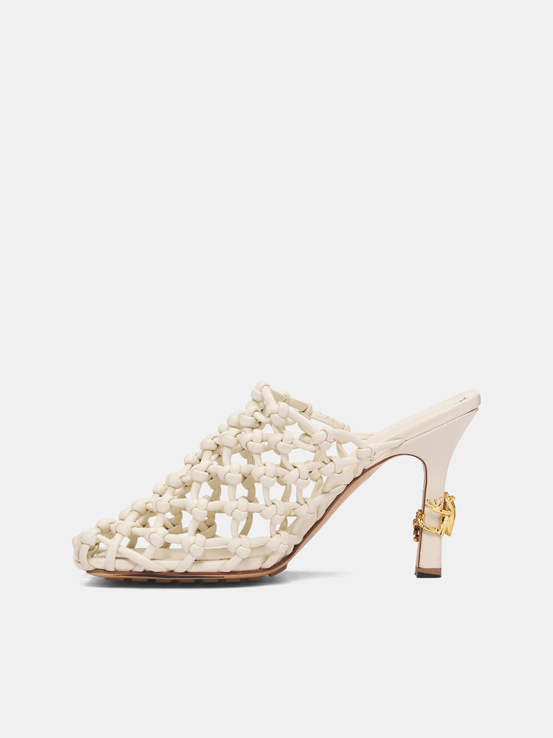 BOTTEGA VENETA Braided Riva Mules | H.Lorenzo - side