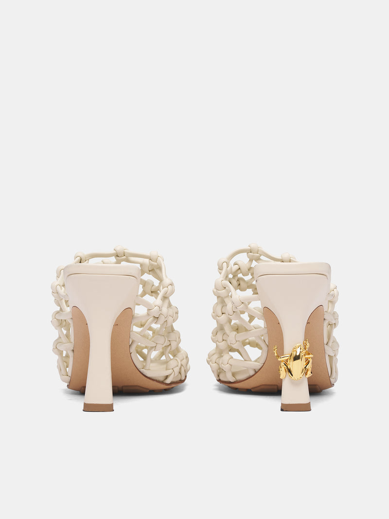 BOTTEGA VENETA Braided Riva Mules | H.Lorenzo - back