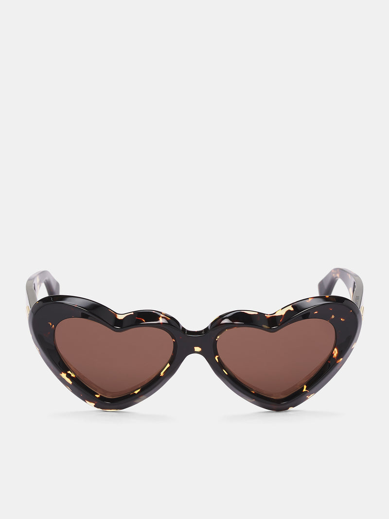 BOTTEGA VENETA Heart Cat Eye Sunglasses | H.Lorenzo - front