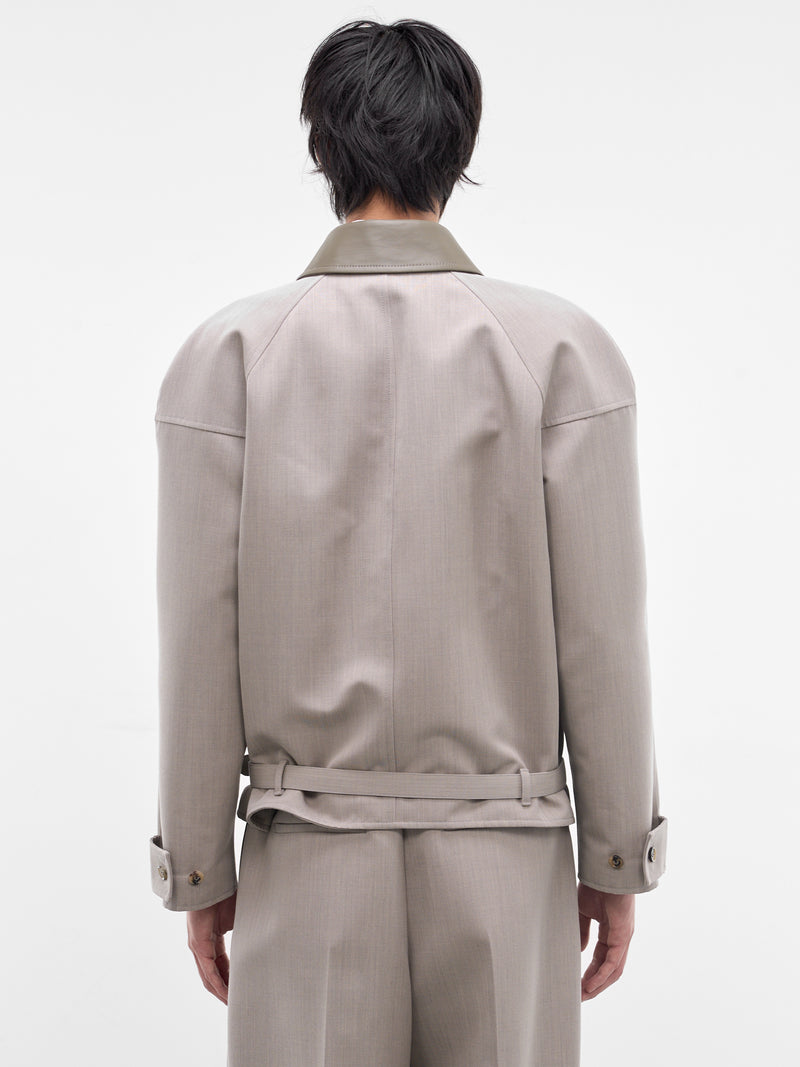 Stone Wool Melange Blouson (861962V6DE0004-STONE-MELANGE)