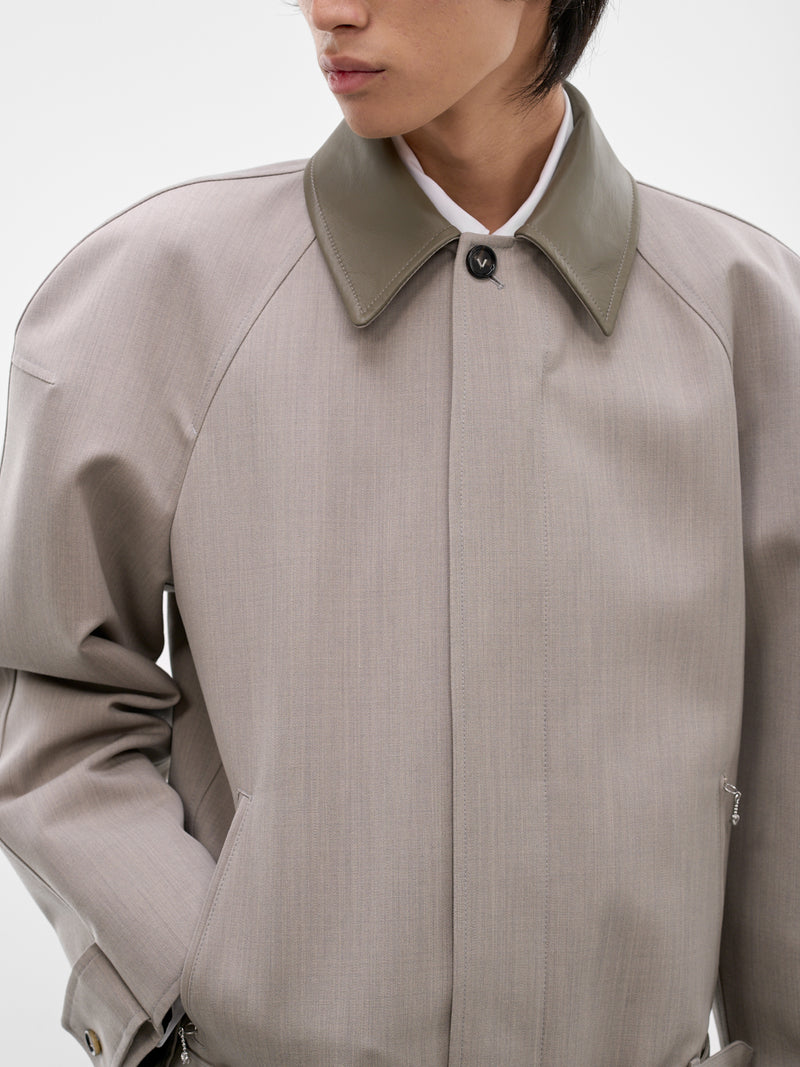 Stone Wool Melange Blouson (861962V6DE0004-STONE-MELANGE)