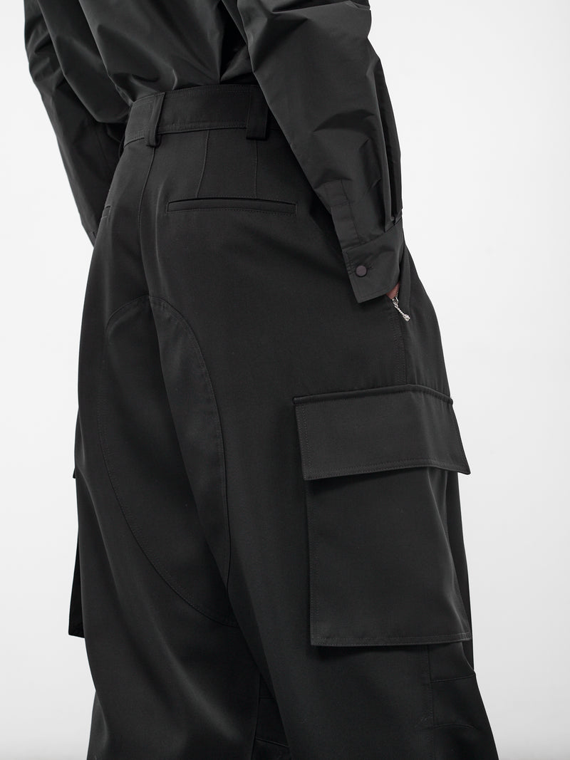 Black Cargo Pants (868888V6DH00-1010-BOUBLE-BLACK)
