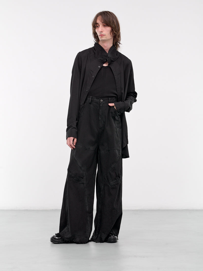 High Neck Shirt (879SHM3-BLACK)