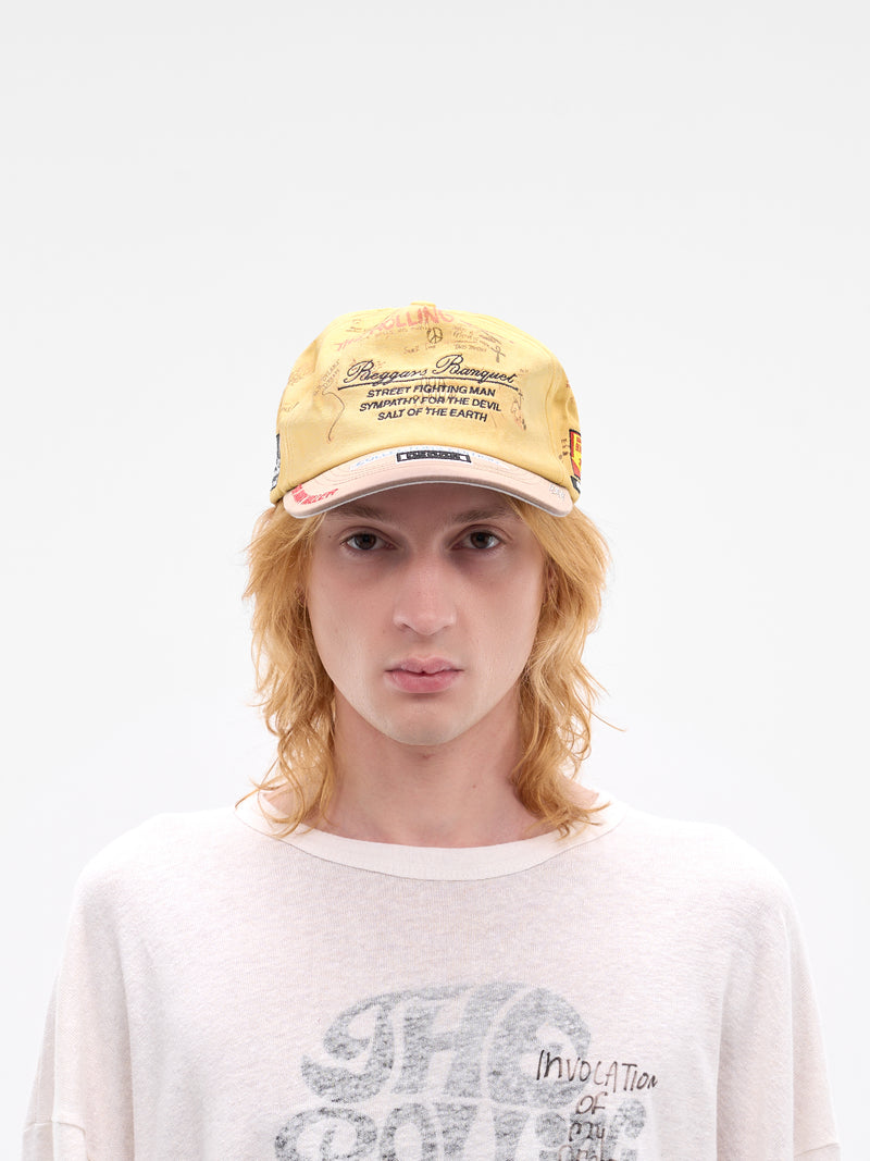 Paly x Rolling Stones Beggars Banquet Hat (8U002Q2021YLW-YELLOW)