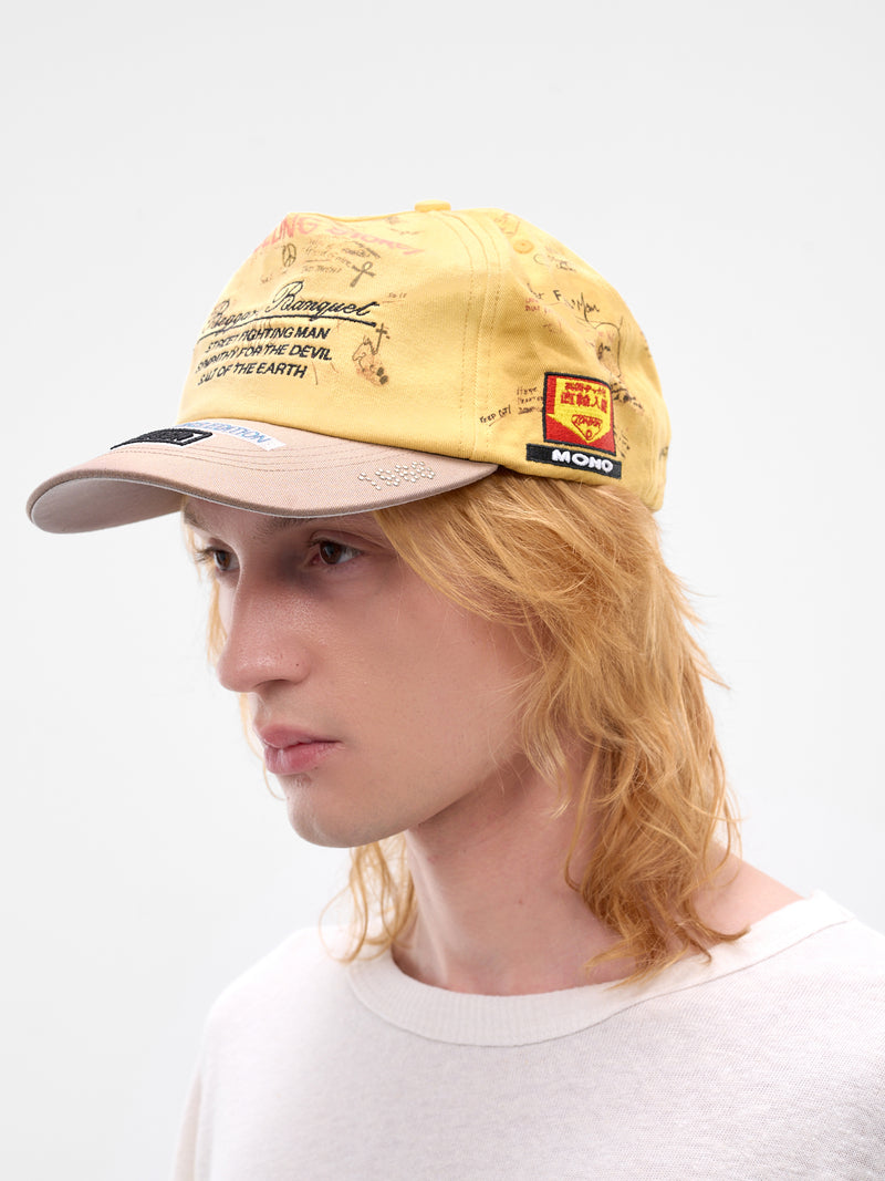 Paly x Rolling Stones Beggars Banquet Hat (8U002Q2021YLW-YELLOW)