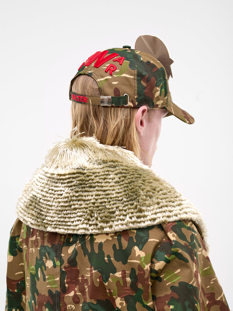 3D Embroidered Camo Cap (9003-CC1-MILITARY-GREEN)