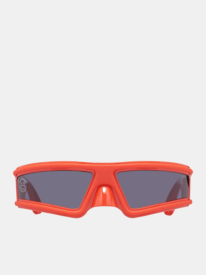 Alien Sunglasses (9014-ALIEN-COMB-I-FLAME-SCARLE)