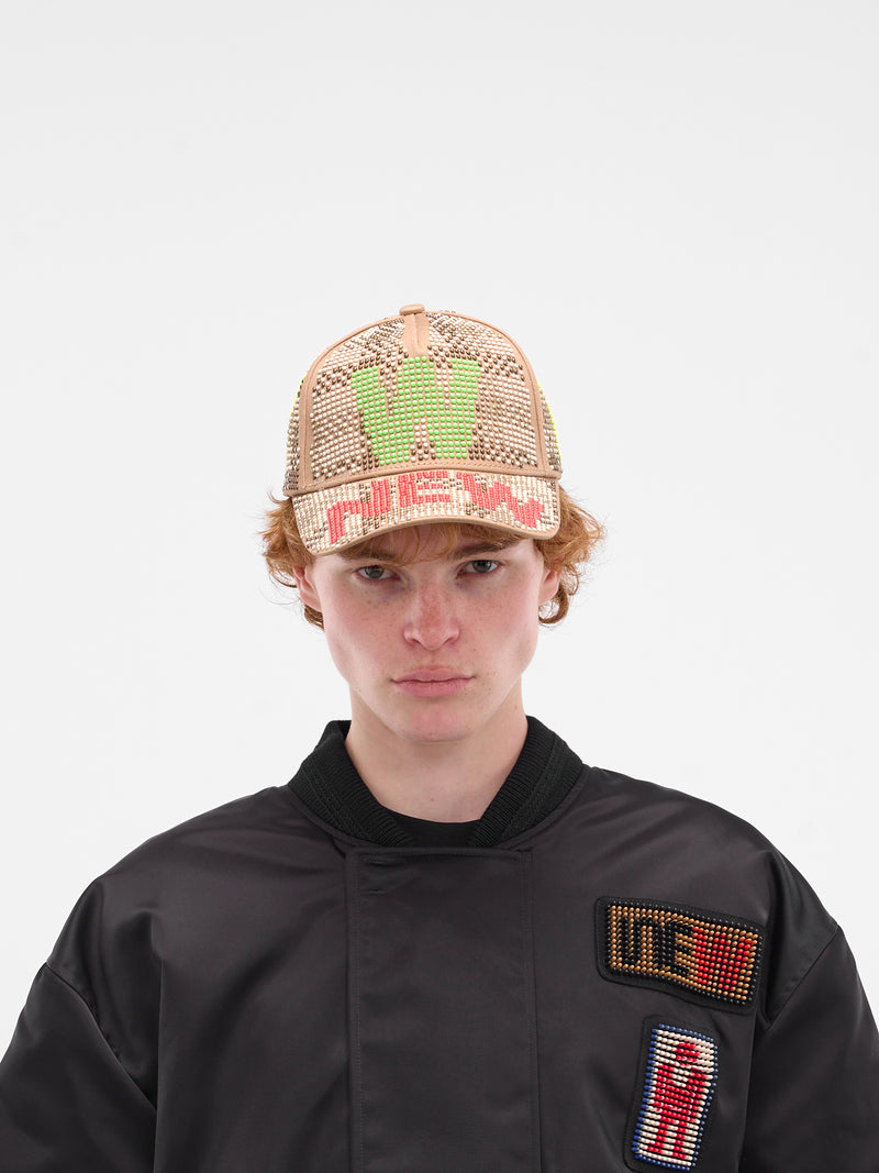 Camel 3D Studded New Cap (9015-COMB-II-CAMEL)
